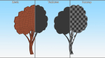 Fruit Tree Silhouette