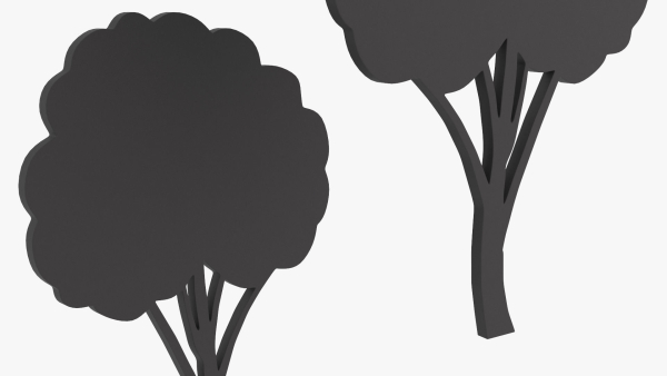 Fruit Tree Silhouette