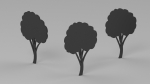 Fruit Tree Silhouette