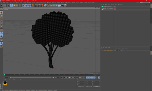 Fruit Tree Silhouette