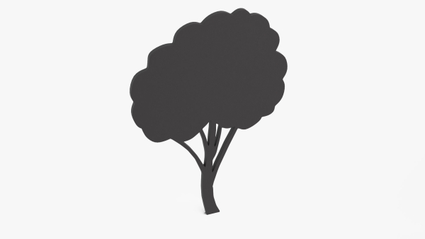 Fruit Tree Silhouette