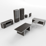 Furniture set of office