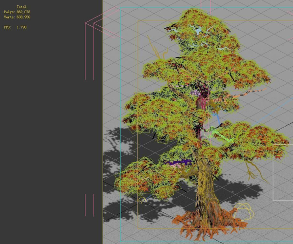 Game Model - Forest - Maple Tree 9