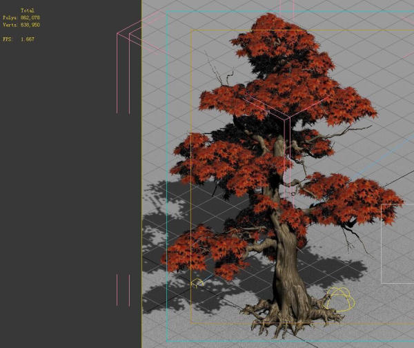 Game Model - Forest - Maple Tree 9