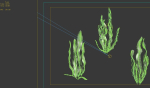 Game model - seabed - kelp