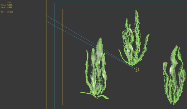 Game model - seabed - kelp