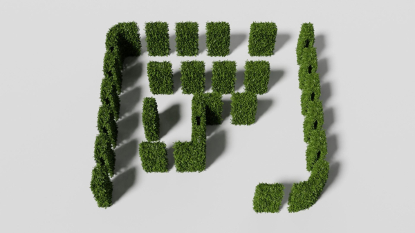 Garden boxwood set v4
