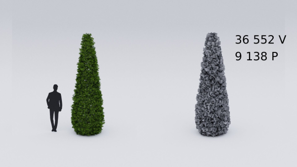 Garden boxwood set v4