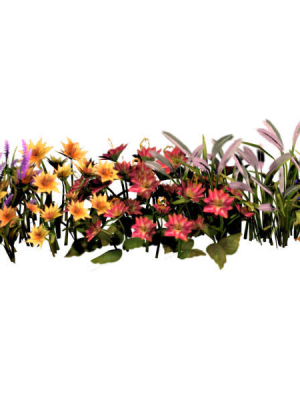 garden-plant-3d-model-low-poly-obj-3ds-fbx-blend-dae