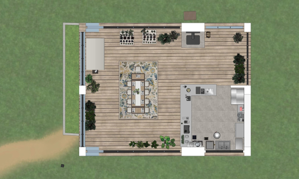 Garden restaurant