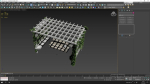 Garden swing Gazebo Pergola 3D model