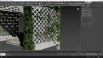 Garden swing Gazebo Pergola 3D model
