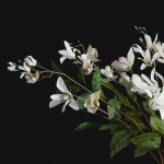 Gardenia Flower Bouquet Vase decor set