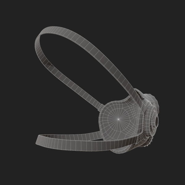 Gas mask respirator scifi military futuristic technology