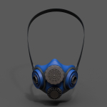 Gas mask respirator scifi military futuristic technology