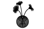 Gerberas in the sphere vase