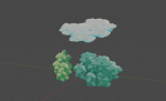 Ghibli Tree and Cloud