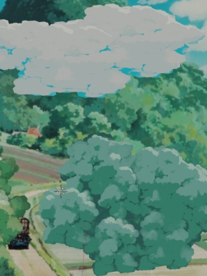 Ghibli Tree and Cloud