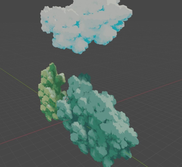 Ghibli Tree and Cloud