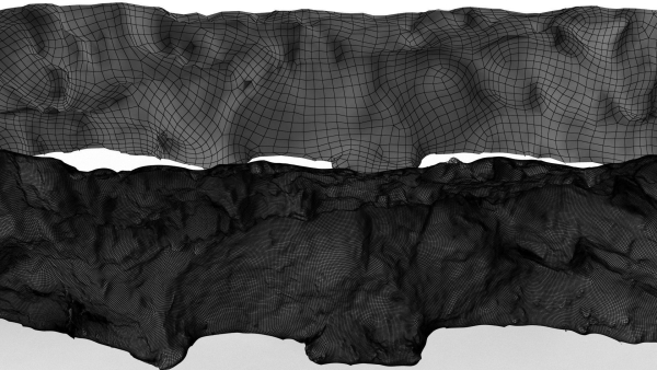 Gigantic Cliff - Low and High Poly Versions