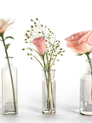 Glass Vases With Flowers