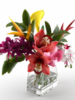 glass-vases-with-orchid-flowers-3d-model-f97a0dc854