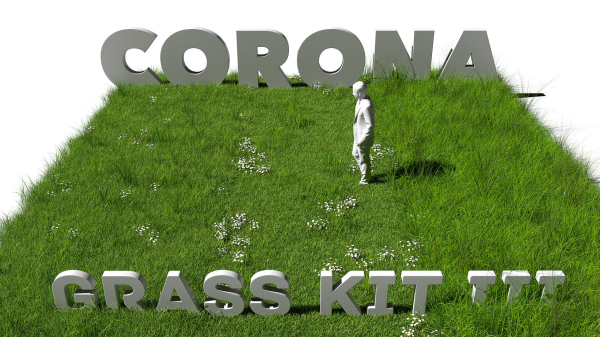 Grass Kit III for C4D and Corona render