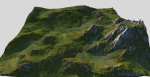 Grass Map Mountains