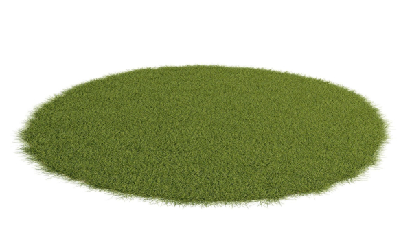 Grass set in circle