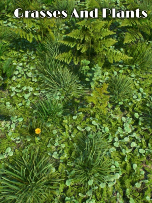 grasses-and-plants-pack-unreal-asset-3d-model-low-poly-animated-uasset