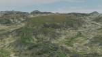 Grassy Hills Mountains Landscape