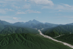 Grassy Hills Mountains Landscape - South America