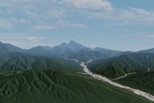 Grassy Hills Mountains Landscape - South America