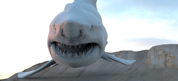 Great White Shark Hybrid mid size 3D