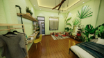 Green Apartment For 1 Person With Bathroom And Balcony