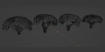 Green Bushes collection vol 193-Blender