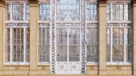 Greenhouse ornate building with glass roof