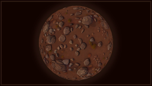 Ground - Earth and Rocks - 20 TEXTURES - Hand-painted -PACK 5---