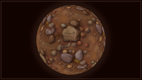 Ground - Earth and Rocks - 20 TEXTURES - Hand-painted -PACK 5---