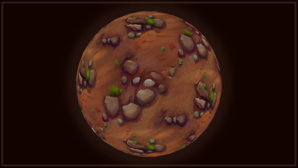 Ground - Earth and Rocks - 20 TEXTURES - Hand-painted -PACK 5---
