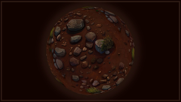 Ground - Earth and Rocks - 20 TEXTURES - Hand-painted -PACK 5---