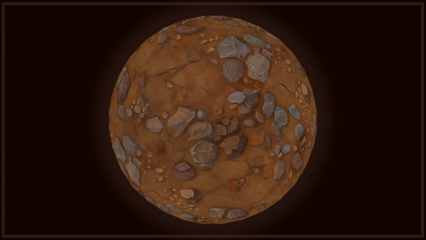 Ground - Earth and Rocks - 20 TEXTURES - Hand-painted -PACK 5---