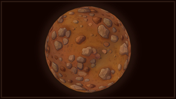 Ground - Earth and Rocks - 20 TEXTURES - Hand-painted -PACK 5---