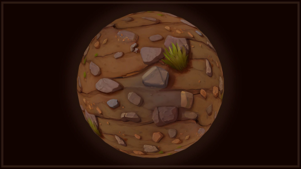 Ground - Earth and Rocks - 20 TEXTURES - Hand-painted -PACK 5---