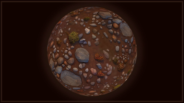 Ground - Earth and Rocks - 20 TEXTURES - Hand-painted -PACK 5---