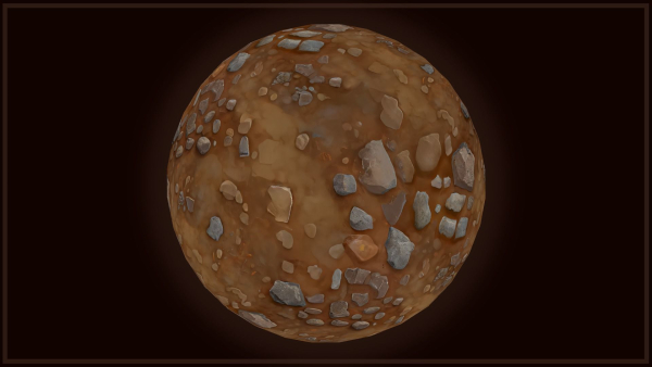 Ground - Earth and Rocks - 20 TEXTURES - Hand-painted -PACK 5---
