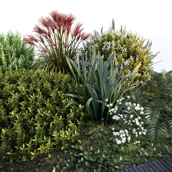 Group Plants with resting area