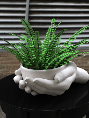 Hand pot planter