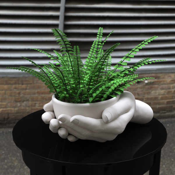 Hand pot planter