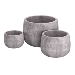 Handspun Linen Planter in Antico Terracotta